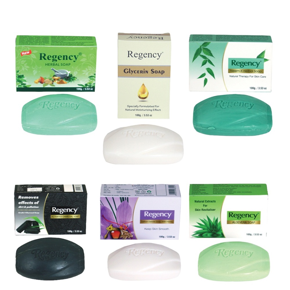 Set Of 6 Assorted Regency Soap 3.53oz Wholesale Soap